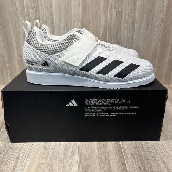 adidas | Shoes | Adidas Powerlift 5 White Black Synthetic  display picture 3